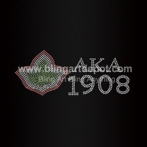 Lady Rhinestone Iron On Heat Transfers Sorority Design Lady Rhinestone Iron On Heat Transfers Sorority Design